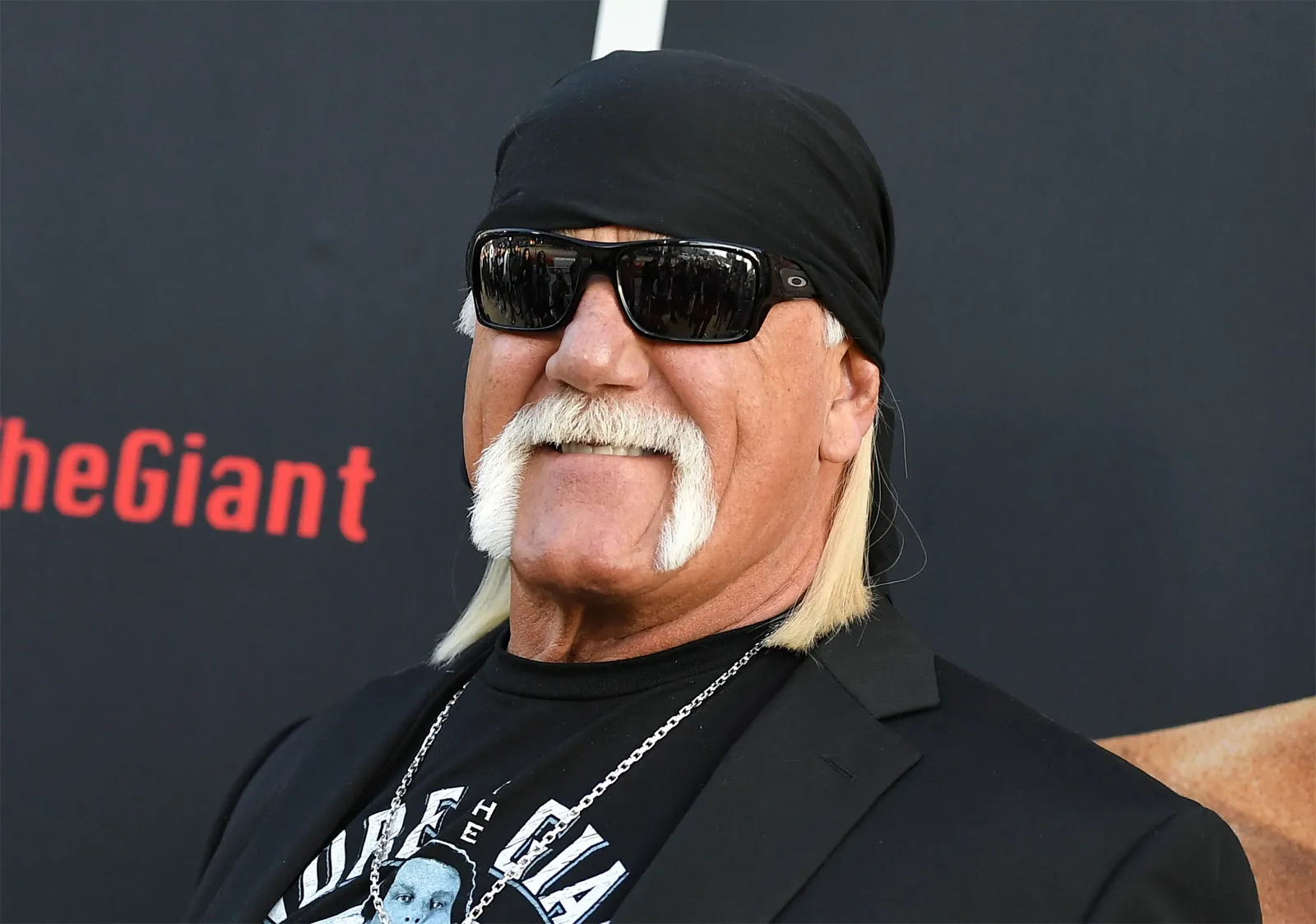 hulk hogan wearing black glasses